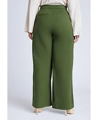Eloquii Women's Tall The Ultimate Stretch Wide Leg Pant