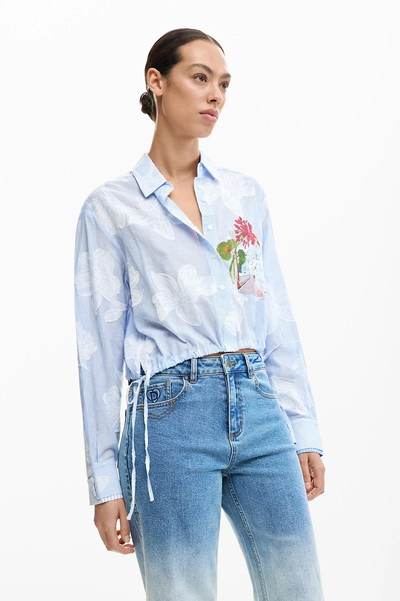 Desigual Women's Embroidered culotte jeans
