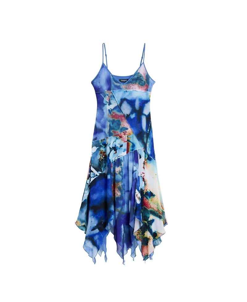 Desigual Women's Asymmetric printed dress