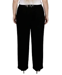 Ny Collection Plus Pull-On Wide-Leg Pants