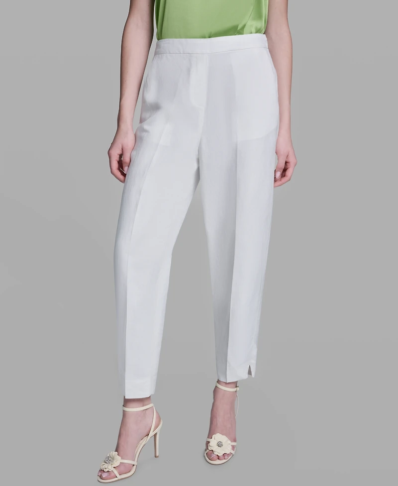 Bcbg Women's Straight Ankle High-Rise Pants