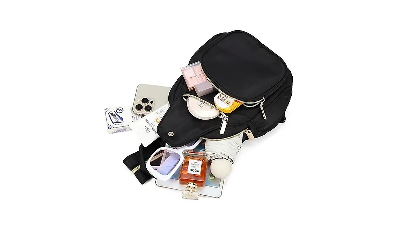 Small Crossbody Sling Bag for Women, Mini Backpack Convertible, Chest Hiking Daypack
