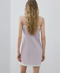 Mango Women's Cotton Short Nightgown