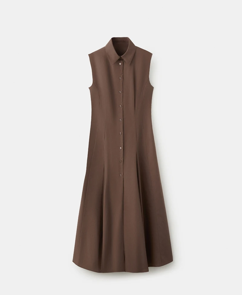 Mango Women's Lyocell Shirt Dress