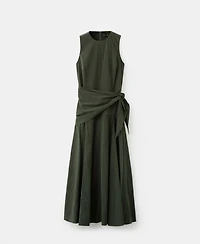 Mango Women's Scarf Detail Lyocell Dress