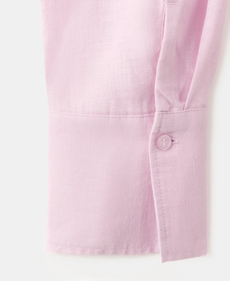 Mango Women's Straight Linen Shirt