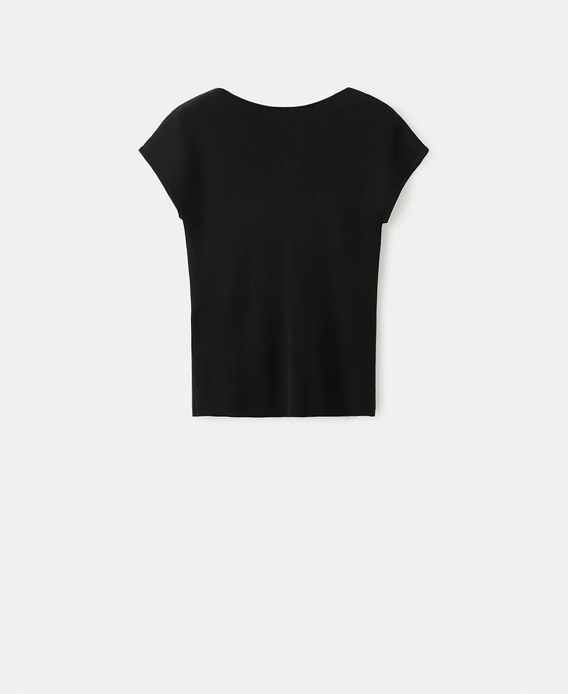 Mango Women's Cut-Out Back Lyocell Sweater