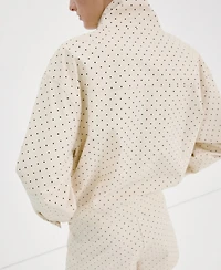 Mango Women's Polka-Dot Cotton Shorts