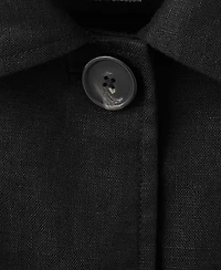 Mango Women's Belted Linen Jacket