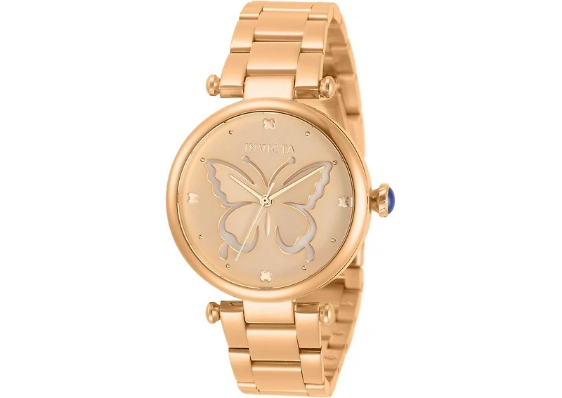 Invicta Women's 33234 Wildflower Quartz PC21AF Mother of Pearl, Metal Dial Watch
