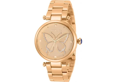 Invicta Women's 33234 Wildflower Quartz PC21AF Mother of Pearl, Metal Dial Watch