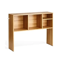 Sugift 1 Tier Wood Desktop Bookshelf Office Organizer