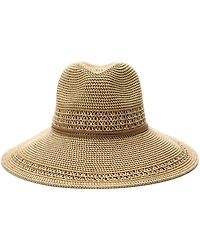 Vince Camuto Tapered Back Tweed Panama Hat