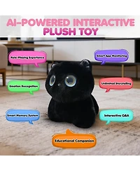 Contixo Ai Pixie-Paw Smart Plush Cat with Advanced Voice and Touch Interactive Toy