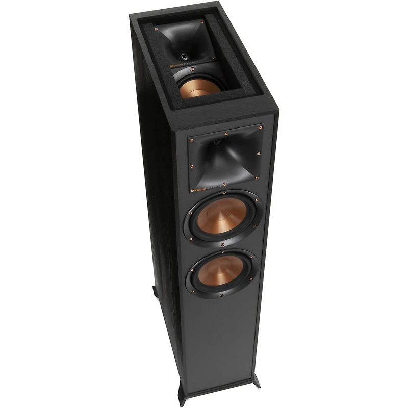 Klipsch Reference R-625FA Floorstanding Speaker, Textured Wood Grain Vinyl