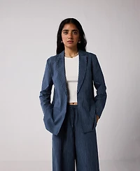 Reistor Women's Weekday Blazer and Wide-leg Drawstring Pants Set