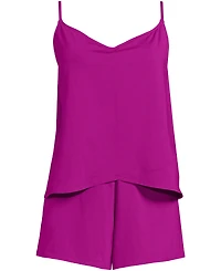 Lands' End Plus Tulip Romper Swimsuit