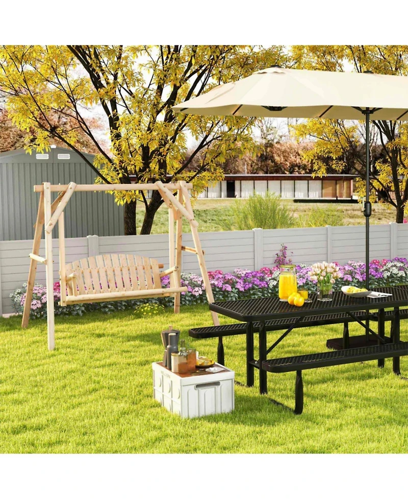 Sugift 6-in-1 Outdoor Garden Dining and Relaxation Combo Set