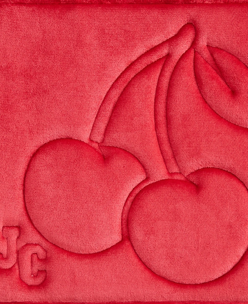 Juicy Couture Cherry Quilted Memory Foam Bath Mat, 17" x 24"