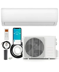 Vebreda 11500 Btu 208 230V Mini Split Air Conditioner and Heater Pump System