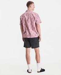Sun Stone Mens Butler Medallion Print Camp Shirt Pull On Shorts Macys Exclusive
