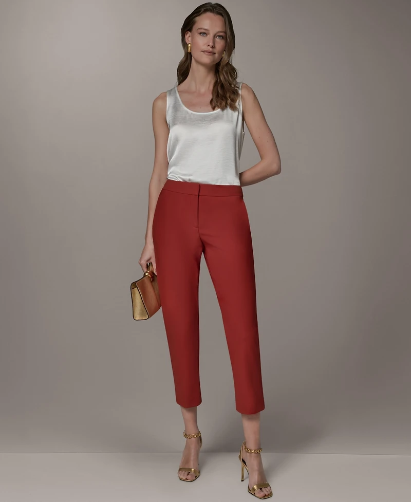 Donna Karan New York Women's Mid-Rise Slim Pants