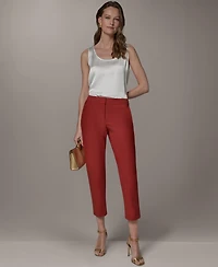 Donna Karan New York Women's Mid-Rise Slim Pants