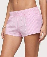 Edikted Women's Amaliah Striped Shorts