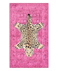 Juicy Couture Leopard Medallion Finely Soft Washable Accent Rug, 36" x 60"