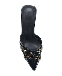 True Religion Womens Doll Metal Logo Heel