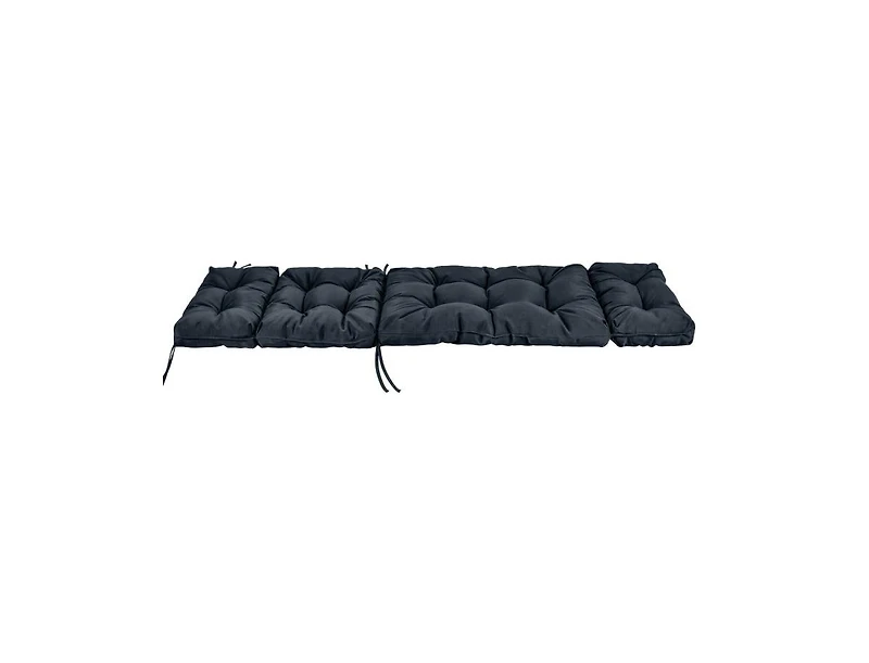 Slickblue Outdoor Lounge Chaise Cushion with String Ties for Garden Poolside