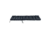 Slickblue Outdoor Lounge Chaise Cushion with String Ties for Garden Poolside