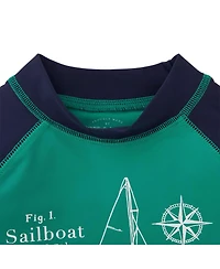 Hope & Henry Big Boys Hope and Henry Short Sleeve Rash Guard