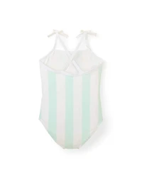 Hope & Henry Toddler Girls Hope and Henry Cross Back Swimsuit