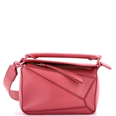 Pre-Owned Loewe Mini Puzzle Bag Leather
