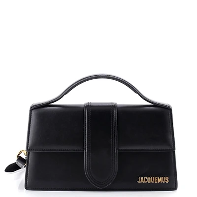 Pre-Owned Jacquemus Le Grand Bambino Flap Bag Leather