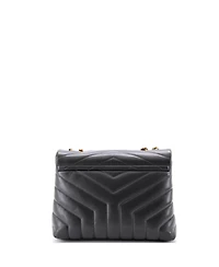Pre-Owned Saint Laurent Small Loulou Shoulder Bag Matelasse Chevron Leather