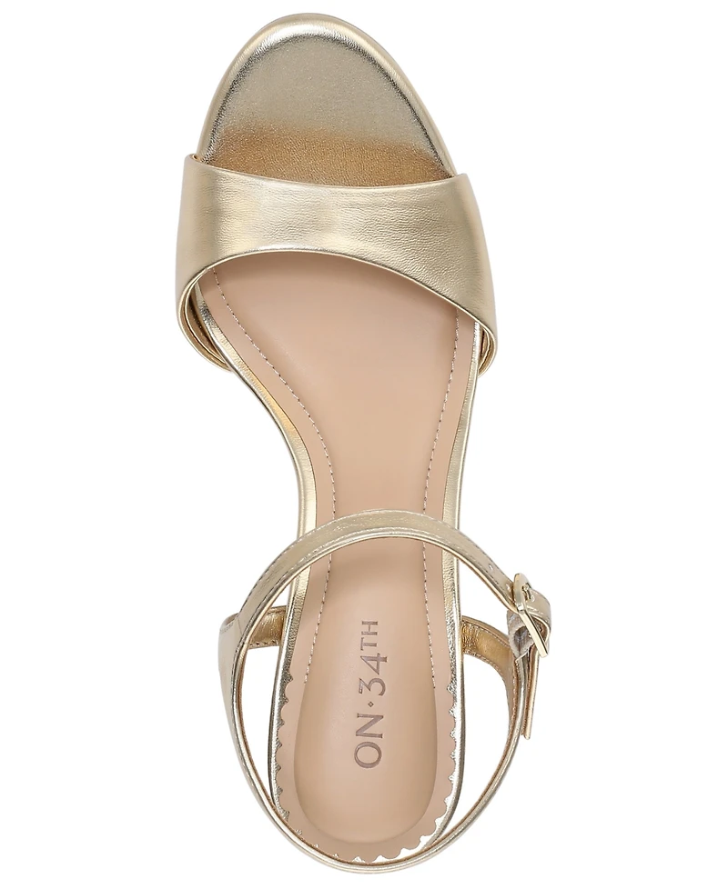 On 34th Women's Suzannahh Buckled Platform Sandals, Macy's Exclusive