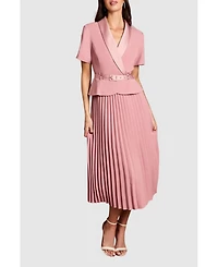 Coast Women's 2 1 Pleated Skirt Dress