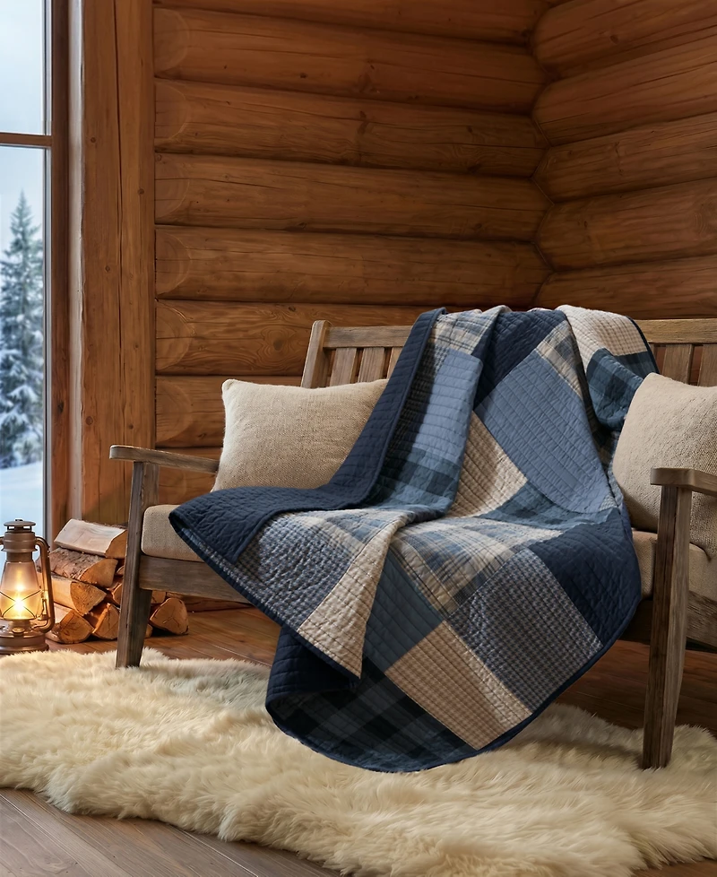 Woolrich Patchwork Quilted Throw, 50" x 70"