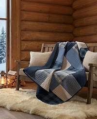 Woolrich Patchwork Quilted Throw, 50" x 70"