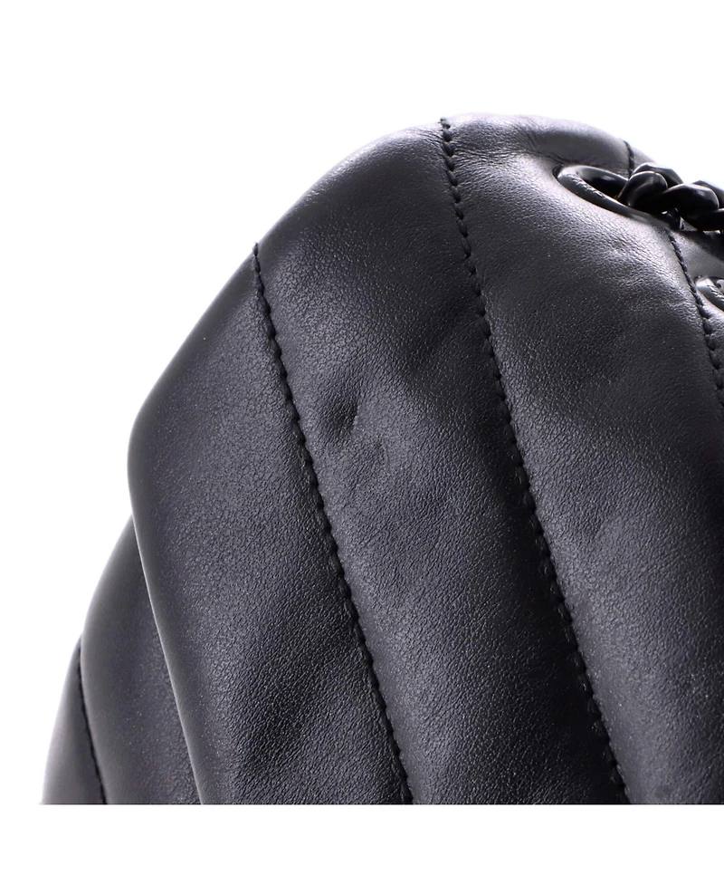 Pre-Owned Saint Laurent Small Loulou Shoulder Bag Matelasse Chevron Leather