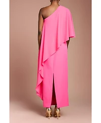 Coast Women's Chiffon Cape Crepe Pencil Dress