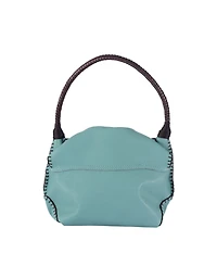Carlos Falchi Shoulder Butterfly Top Grain Leather Bag