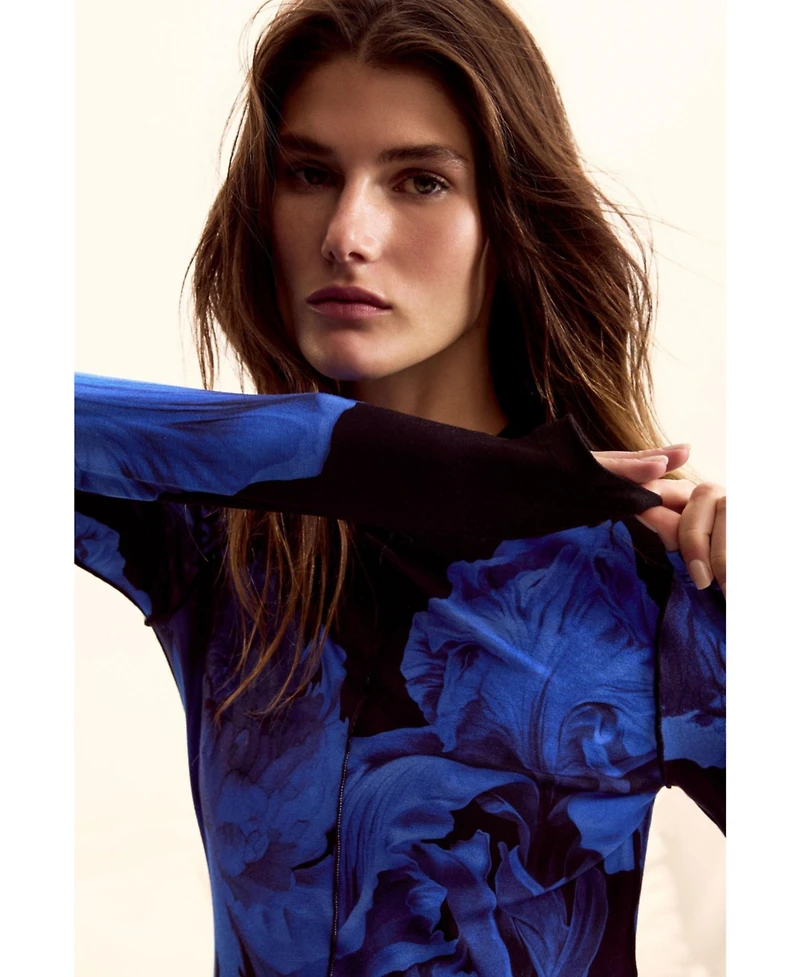 Desigual Women's Long floral dress M. C. Lacroix