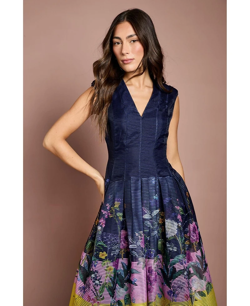 Coast Women's Burnout Drop Waist Midi Dress