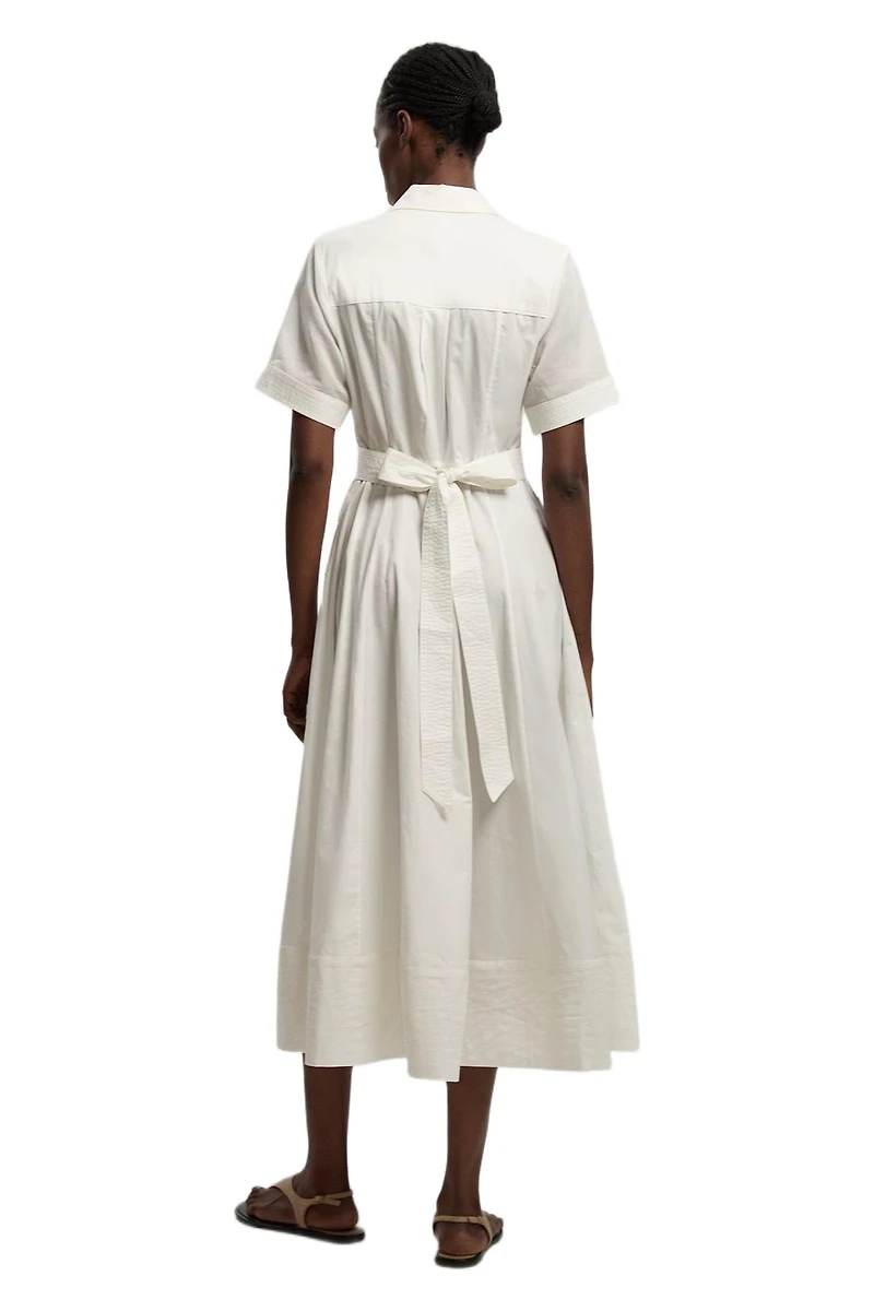 Karen Millen Women's Utility Short Sleeve Midi Dress