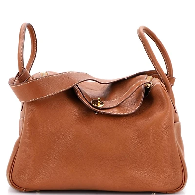 Pre-Owned HERMES 34 Lindy Bag Clemence