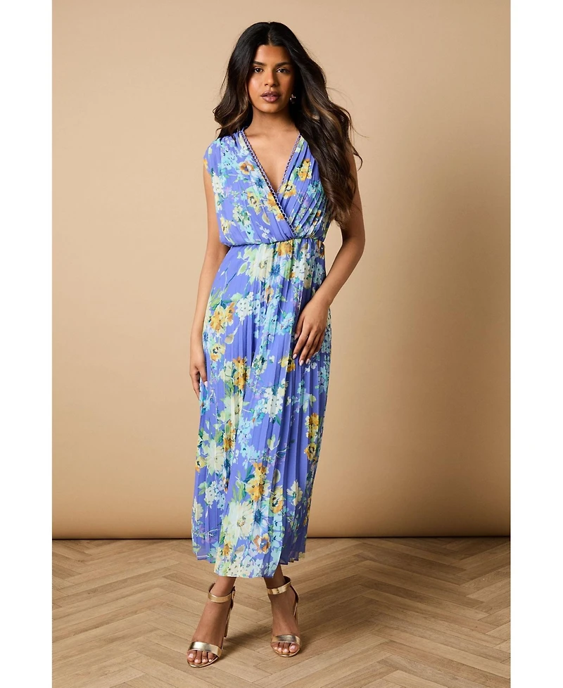 Oasis Women's Occasion Wrap Maxi Dress