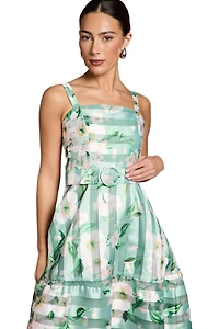Coast Women's Burnout Organza Midi Dress